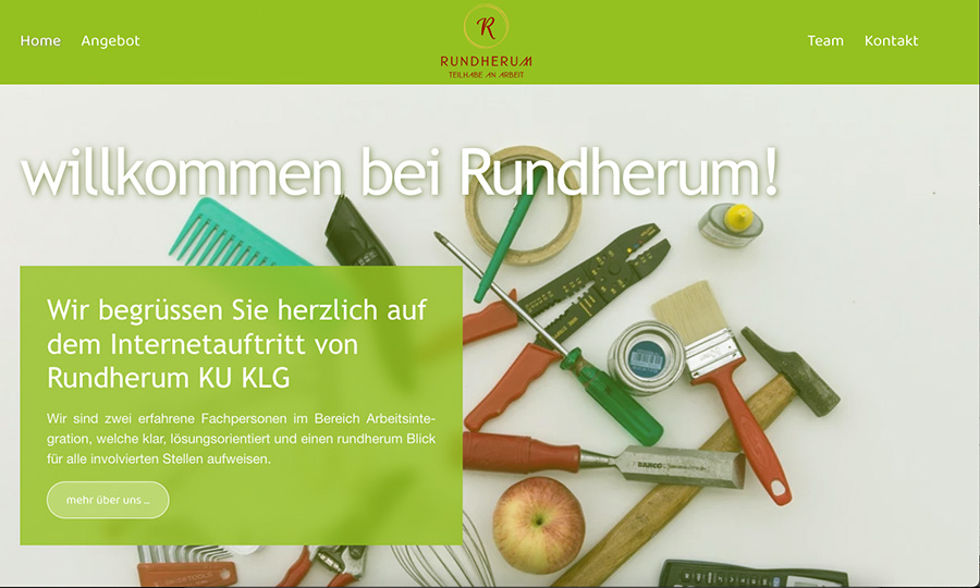 Internetauftritt Rundherum KU KLG