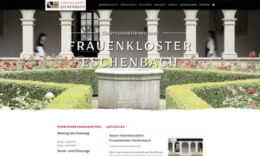 Internetauftritt Kloster Eschenbach